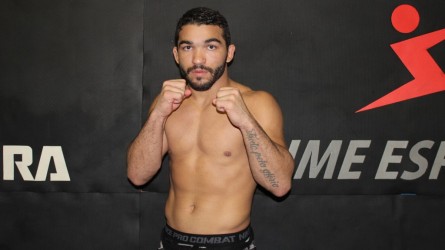 P. Pitbull (foto) reclamou bastante das recentes decisões do Bellator sobre o cinturão dos penas. Foto: Bellator/Divulgação