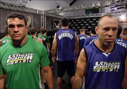 Belfort e Wanderlei comandaram a primeira temporada do TUF Brasil. Foto: Divulgação/UFC