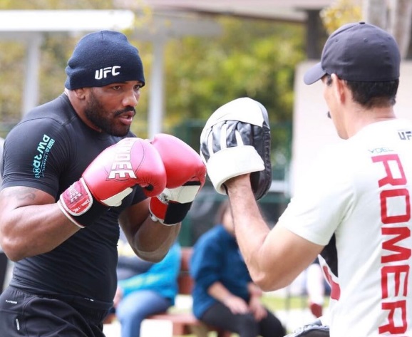 Y. Romero luta no UFC 213 (Foto: Reprodução/Instagram/yoelromeromma)