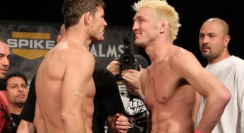 Michael Bisping tem dificuldade para bater peso e xinga no TUF 14 Finale. Assista o vídeo