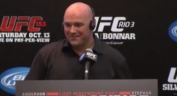 Dana defende Sonnen e rebate críticas de Hendo e Lyoto: “Tiveram a chance não aceitaram a luta”