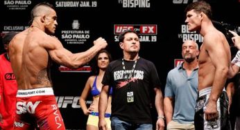 UFC São Paulo: Belfort e Bisping acertam diferenças neste sábado