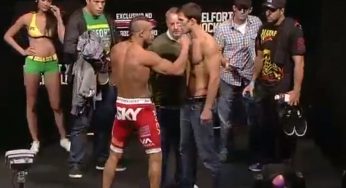 Vídeo: Assista a pesagem do UFC no Combate 2