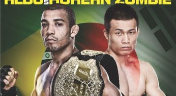 UFC Rio 4 tem novo poster, agora com José Aldo e Zumbi Coreano