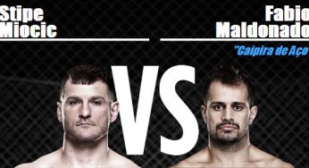 Infográfico traz aquecimento para Stipe Miocic x Fabio Maldonado no TUF Brasil 3 Final