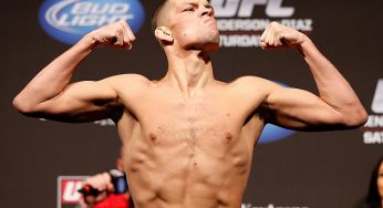 Nate Diaz não aparece em treino aberto e justifica: ‘Eu dormi demais’