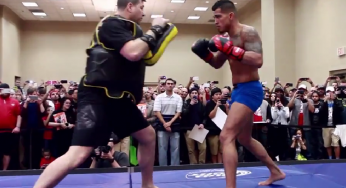 Vídeo: Assista aos melhores momentos do treino aberto do UFC 185