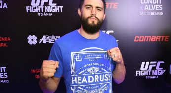 Condit revela: ‘Sempre quis lutar no Brasil, pois foi onde tudo começou’