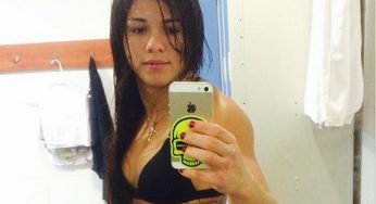 Claudinha Gadelha sensualiza e garante: ‘Tenho o melhor tanquinho do UFC’