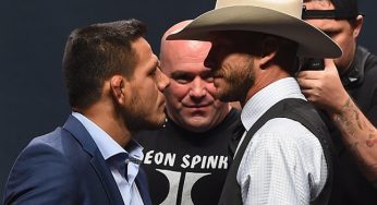 Rafael dos Anjos reclama da liberação de soro proibido para desafiante: ‘Vantagem’