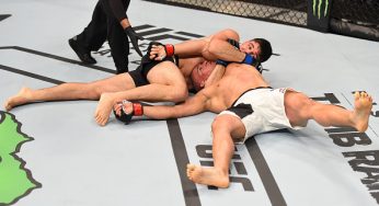 Vídeo: Brasileiro apaga rival no UFC com triângulo de mão