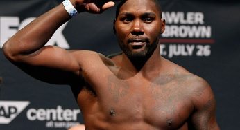 Anthony Johnson sofre lesão e deixa luta contra Glover Teixeira no UFC Chicago