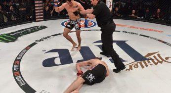 Vídeo: Patricky Pitbull nocauteia filho da lenda Randy Couture no Bellator 148