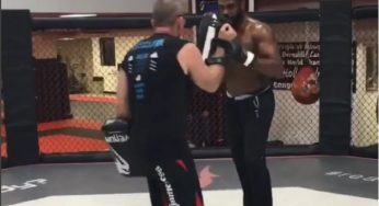 Vídeo: Jones treina polêmicos pisões no joelho para luta contra Cormier