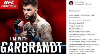 Brasileiros ‘invadem’ Instagram e ironizam cartel de Garbrandt