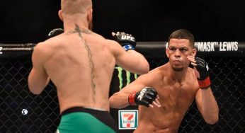 Nate Diaz rebate críticas de Conor McGregor ao seu boxe: ‘te transformei em um wrestler’