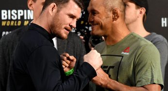 Descontraido, Bisping provoca Dan Henderson em “Media Day” do UFC 204