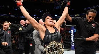 Amanda Nunes: ‘Quero dois cinturões como McGregor’