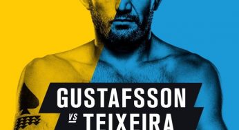 Pôster do UFC Suécia destaca Glover e Gustafsson com cores do país