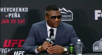 Ngannou revela que pode ficar um ano parado e, com ironia, ignora divisão ‘empacada’: ‘Já aconteceu antes’