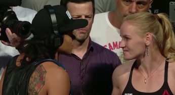 Amanda e Shevchenko não fogem de encarada na pesagem do UFC 215