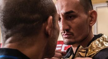 Holloway e Aldo têm encarada tensa antes do UFC 218