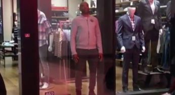 Vídeo: Anderson Silva se passa por manequim e assusta mulher em ‘pegadinha’ no shopping