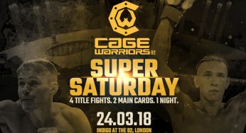 Três disputas de cinturão e muitas possibilidades de lucro: confira os prognósticos para o Cage Warriors 92