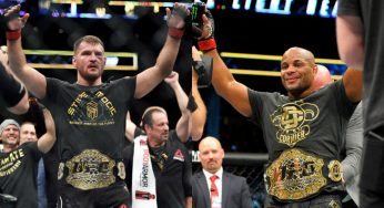 Dana confirma que ofereceu lutas a Cormier, mas ex-campeão só aceita revanche contra Miocic