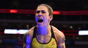 Jéssica faz valer apelido de ‘Bate-Estaca’, crava Namajunas no solo e salva noite brasileira no UFC 237