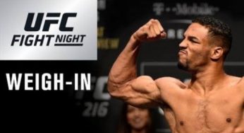 Vídeo: Assista à pesagem do UFC Milwaukee. AO VIVO!