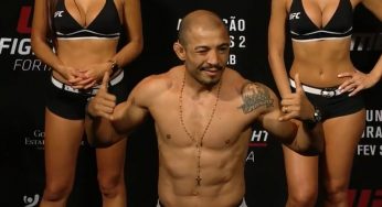 Torcida vai ao delírio com José Aldo em pesagem do UFC Fortaleza; Moicano ouve gritos de ‘vai morrer’