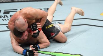 Glover Teixeira quase sofre nocaute, se recupera, e vence adversário por finalização no segundo round