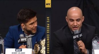 Coletiva do UFC é marcada por clima quente entre Henry Cejudo e Marlon Moraes