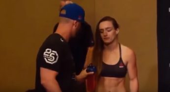 Abalada e visivelmente fraca, Aspen Ladd sofre para bater o peso, mas garante luta principal no UFC Sacramento