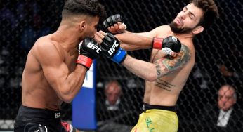 Bulldoguinho mostra raça, mas acaba finalizado por Khalid Taha no UFC 243