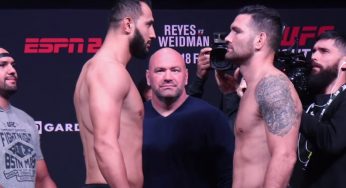 Na caça de Jon Jones, Chris Weidman enfrenta invicto Dominick Reyes nesta sexta-feira