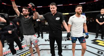 Duelo eletrizante entre Zabit e Kattar recebe bônus de luta da noite no UFC Moscou