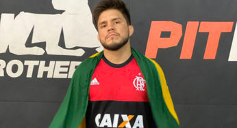 Henry Cejudo chega ao Brasil com a camisa do Flamengo e provoca José Aldo