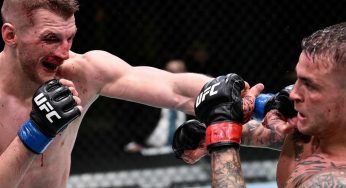 Espetáculo entre Dustin Poirier e Dan Hooker fatura bônus de ‘Luta da Noite’