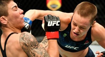 Jéssica ‘Bate-Estaca’ cresce no fim, mas perde para Rose Namajunas em revanche no UFC 251