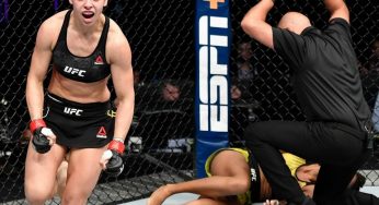 IMAGEM FORTE: Em duelo brasileiro, lutadora fica com perna envergada no UFC Ilha da Luta 2