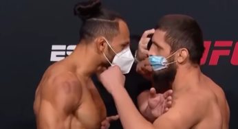 Vídeo: Rival agride Michel Pereira com tapa em encarada para o UFC Las Vegas 9