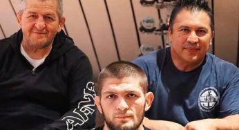 Treinador de Khabib se mostra surpreso com postura do pupilo após perder o pai: ‘Lutará para preservar seu legado’