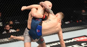 IMAGEM FORTE: Lutador fica com braço envergado, mas se recusa a desistir no UFC Ilha da Luta 5