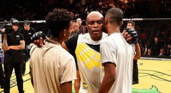 Filho de Anderson Silva escreve mensagem emocionante para o pai após despedida do UFC