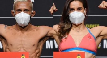 Deiveson Figueiredo e Jennifer Maia batem peso e confirmam lutas por cinturão no UFC 255