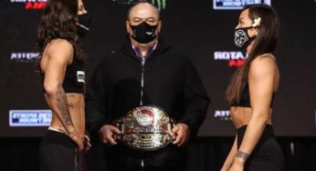 Juliana Velasquez enfrenta Ilima-Lei Macfarlane em revanche pelo título dos moscas no Bellator 284