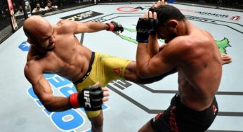 Warlley Alves faz bonito e atropela Mounir Lazzez no UFC Ilha da Luta 8