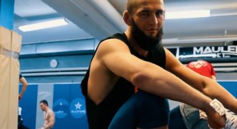 Khamzat Chimaev não se impressiona com duelo entre Covington e Masvidal no UFC 272: ‘luta de m****’